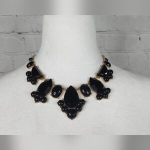 Kate Spade Black Day Tripper Bib Necklace